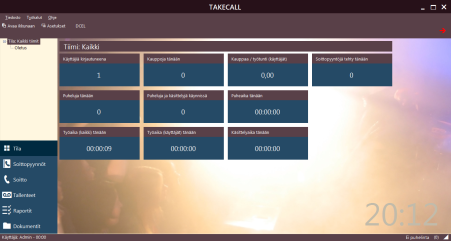 TakeCall soittojärjestelmä